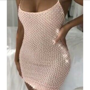 Oh Polly Embellished Mini Dress